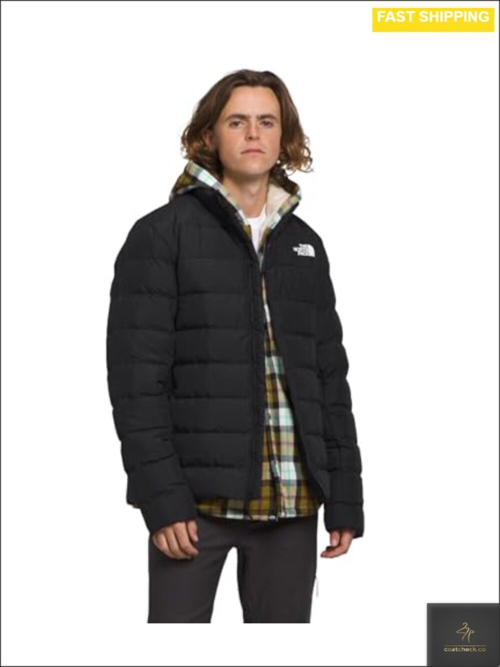 Men's Insulated Down Puffer Jacket Wind Water Resistant 600 Fill
